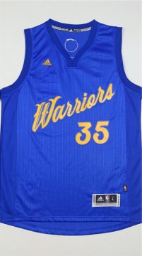 Camiseta Christmas Day Golden State Warriors Durant #35 Azul 2016