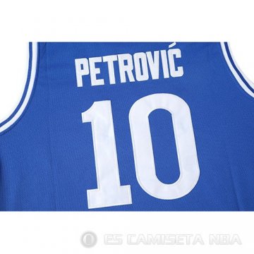 Camiseta Cibona Petrovic #10 Pelicula Azul
