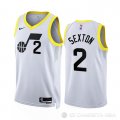 Camiseta Collin Sexton #2 Utah Jazz Association 2022-23 Blanco