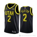 Camiseta Collin Sexton #2 Utah Jazz Statement 2022-23 Negro