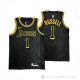 Camiseta D'Angelo Russell #1 Los Angeles Lakers Mamba 2021-22 Negro