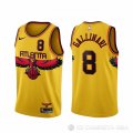 Camiseta Danilo Gallinari NO 8 Atlanta Hawks Ciudad 2021-22 Amarillo