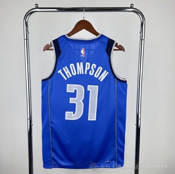 Camiseta David Thompson #31 Dallas Mavericks Icon 2023-2024 Azul