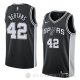 Camiseta Davis Bertans #42 San Antonio Spurs Icon 2018 Negro