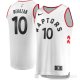 Camiseta DeRozan #10 Toronto Raptors Autentico 2017-18 Blanco