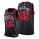 Camiseta Denzel Valentine #45 Chicago Bulls Statement Edition Negro