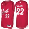 Camiseta Derrick Williams #22 Miami Heat Navidad 2016 Rojo