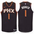Camiseta Devin Booker #1 Phoenix Suns Statement 2017-18 Negro