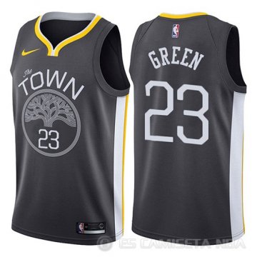 Camiseta Draymond Green #23 Golden State Warriors Statement 2017-18 Gris