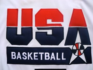 Camiseta Durant #5 USA 1992 Blanco