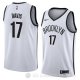 Camiseta Ed Davis #17 Brooklyn Nets Association 2018 Blanco