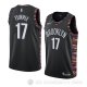 Camiseta Garrett Temple #17 Brooklyn Nets Ciudad 2019 Negro