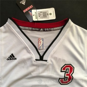 Camiseta Wade #3 Miami Heat Blanco