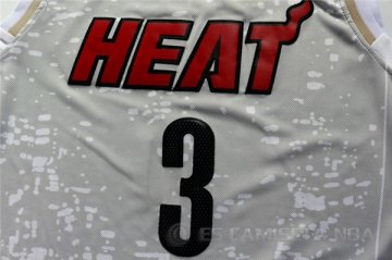 Camiseta Heat Wade #3 Luces de la ciudad Gris