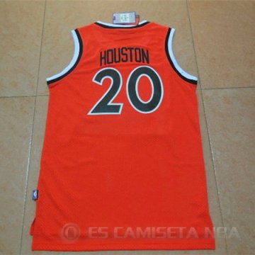 Camiseta Houston #20 New York Knicks Naranja Rev30