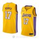 Camiseta Isaac Bonga #17 Los Angeles Lakers Icon 2018 Amarillo