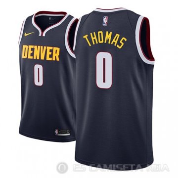 Camiseta Isaiah Thomas #0 Denver Nuggets Icon 2018-19 Azul