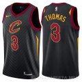 Camiseta Isaiah Thomas #3 Cleveland Cavaliers Statement 2017-18 Negro