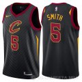 Camiseta J.R. Smith #5 Cleveland Cavaliers Statement 2017-18 Negro