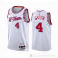 Camiseta Jalen Green #4 Houston Rockets Ciudad 2023-24 Blanco