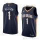 Camiseta Jameer Nelson #1 New Orleans Pelicans Icon 2018 Azul