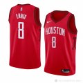 Camiseta James Ennis #8 Houston Rockets Earned 2018-19 Rojo