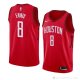 Camiseta James Ennis #8 Houston Rockets Earned 2018-19 Rojo