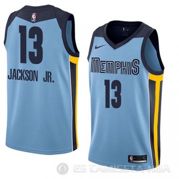 Camiseta Jaren Jackson Jr. #13 Memphis Grizzlies Statement 2018 Azul