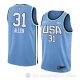 Camiseta Jarrett Allen #31 2019 Rising Star World Azul