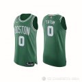 Camiseta Jayson Tatum #0 Boston Celtics Icon Autentico Verde