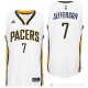 Camiseta Jefferson #7 Indiana Pacers Blanco
