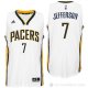 Camiseta Jefferson #7 Indiana Pacers Blanco