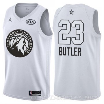 Camiseta Jimmy Butler #23 All Star 2018 Timberwolves Blanco