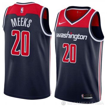 Camiseta Jodie Meeks #20 Washington Wizards Statement 2018 Negro