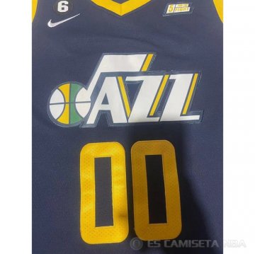 Camiseta Jordan Clarkson #00 Utah Jazz Icon Azul