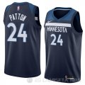 Camiseta Justin Patton #24 Minnesota Timberwolves Icon 2018 Azul