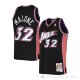 Camiseta Karl Malone NO 32 Utah Jazz Hardwood Classics 1998-99 Negro