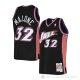 Camiseta Karl Malone NO 32 Utah Jazz Hardwood Classics 1998-99 Negro