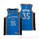 Camiseta Kevin Durant NO 35 Oklahoma City Thunder Icon Azul