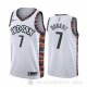 Camiseta Kevin Durant #7 Brooklyn Nets Ciudad 2019-20 Blanco