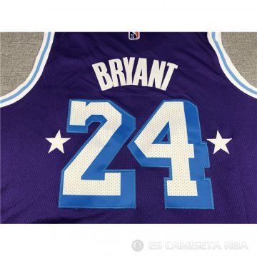 Camiseta Kobe Bryant NO 24 Los Angeles Lakers Ciudad Edition 2021-22 Violeta