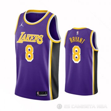 Camiseta Kobe Bryant #8 Los Angeles Lakers Statement 2021-22 Violeta