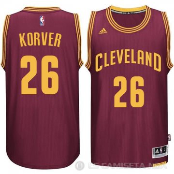 Camiseta Korver #26 Cleveland Cavaliers Rojo