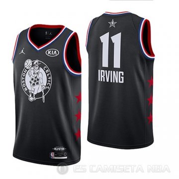 Camiseta Kyrie Irving #11 All Star 2019 Boston Celtics Negro