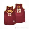 Camiseta LeBron James #23 Cleveland Cavaliers Mitchell & Ness 2015-16 Rojo