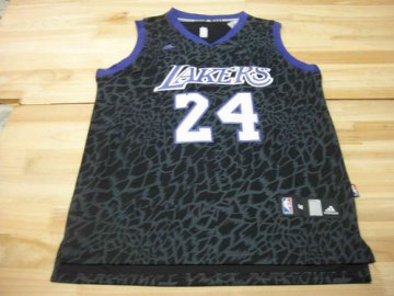 Camiseta Bryant #24 Leopard Light Loco Negro