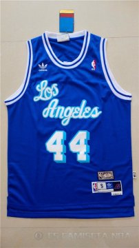 Camiseta Retro West #44 Los Angeles Lakers Azul