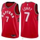 Camiseta Lowry #7 Toronto Raptors Autentico 2017-18 Rojo