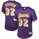 Camiseta Magic Johnson NO 32 Manga Corta Los Angeles Lakers Violeta