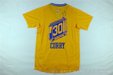 Camiseta Curry #30 Golden State Warriors Amarillo